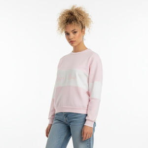 MSP Vintage Nags Head Pink White Color block Crewneck Sweatshirt - Medium
